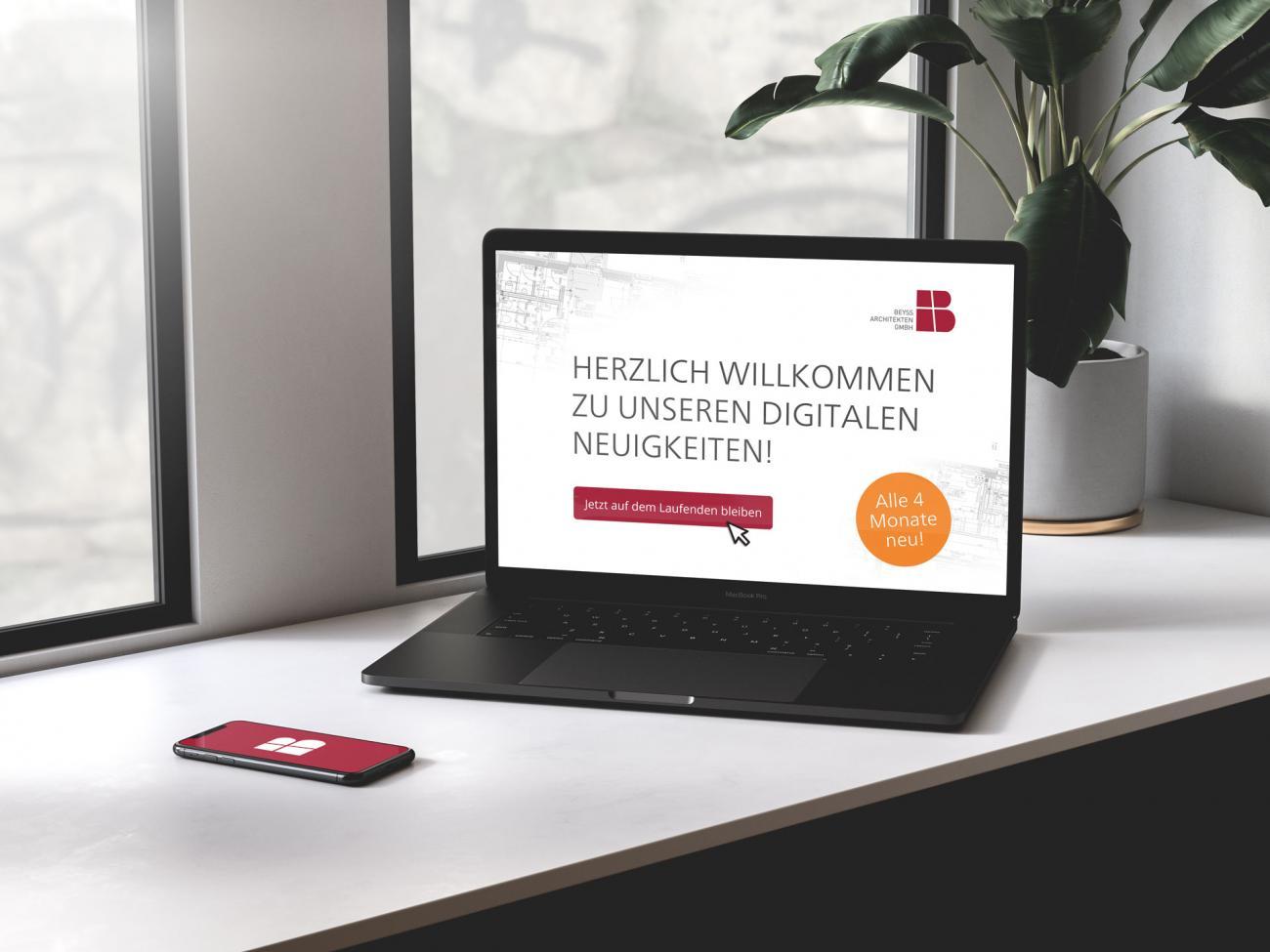 Anmeldung zum Newsletter der Beyss Architekten GmbH aus Bonn Bild Newsletter Beyss Architekt Bonn NRW