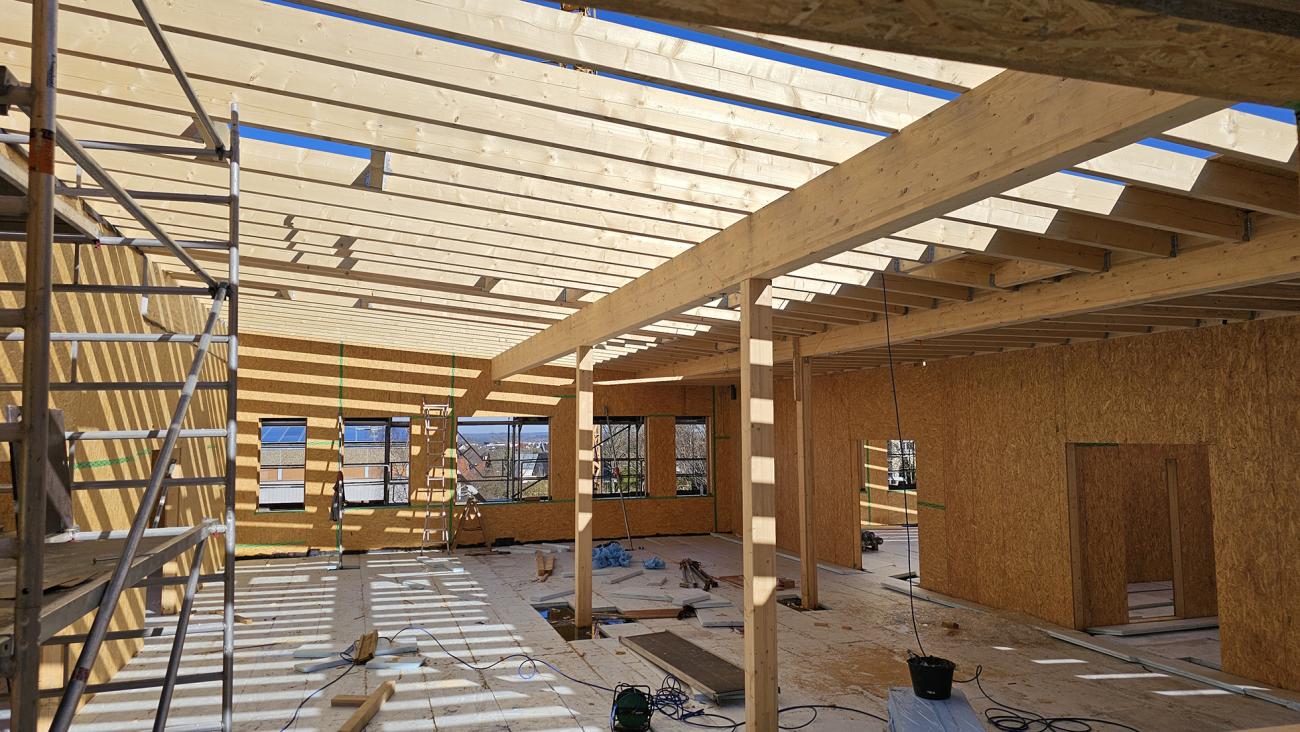Gesamtschule Rheinbach Auftockung Baustelle März 2025 Gesamtschule Rheinbach Auftockung Baustelle März 2025