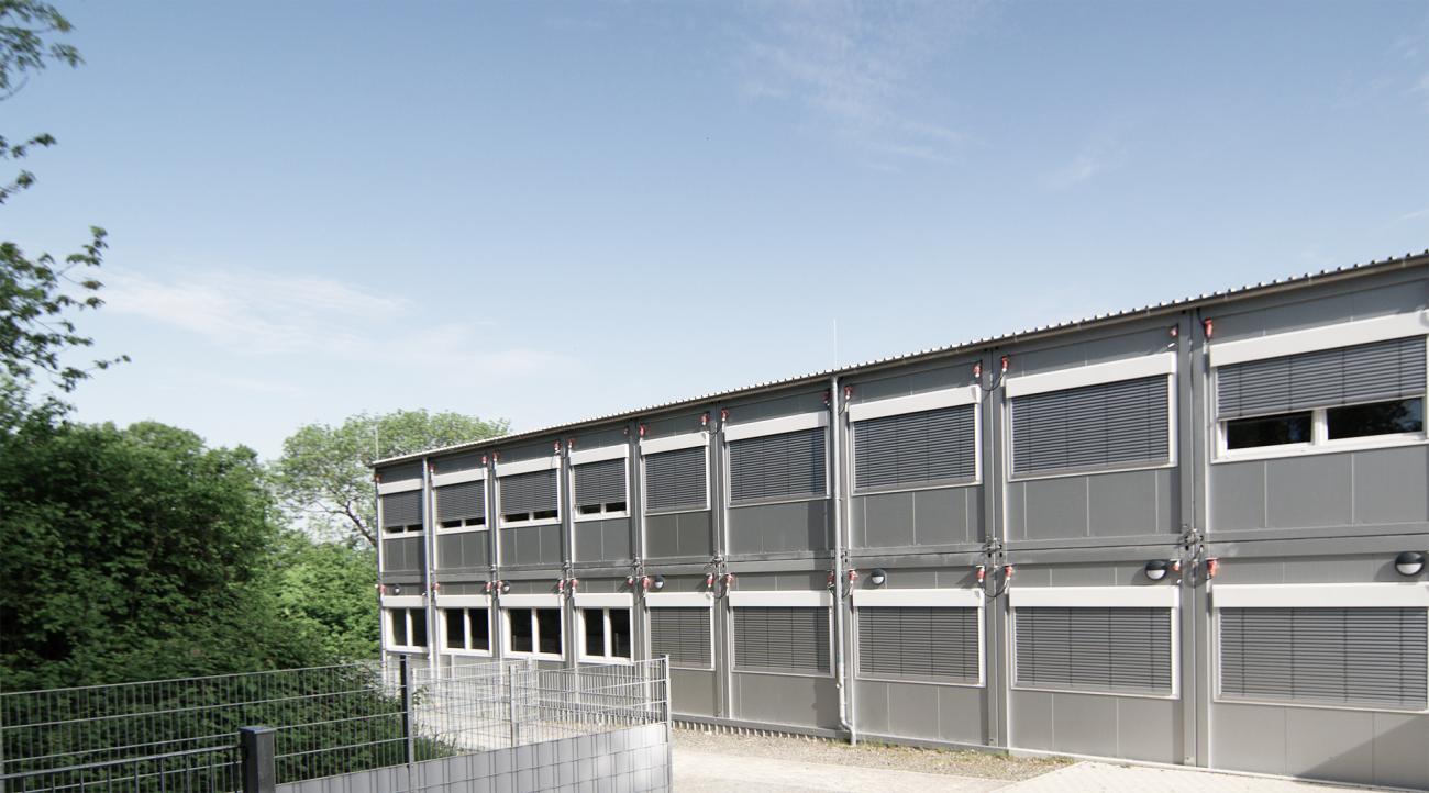 Beyss Architekten Interim Container WHG Leverkusen