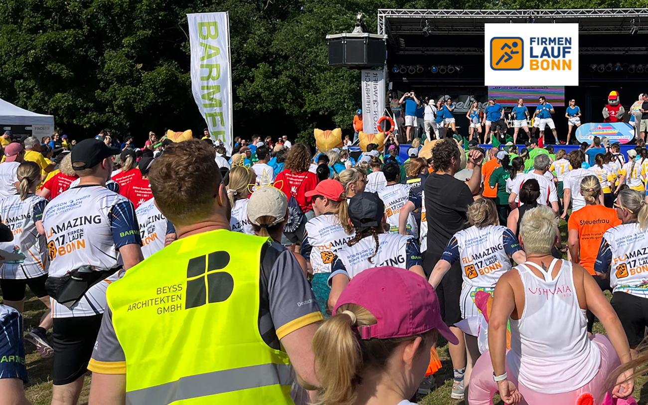 Beyss Architekten beim Bonner Firmenlauf 2025