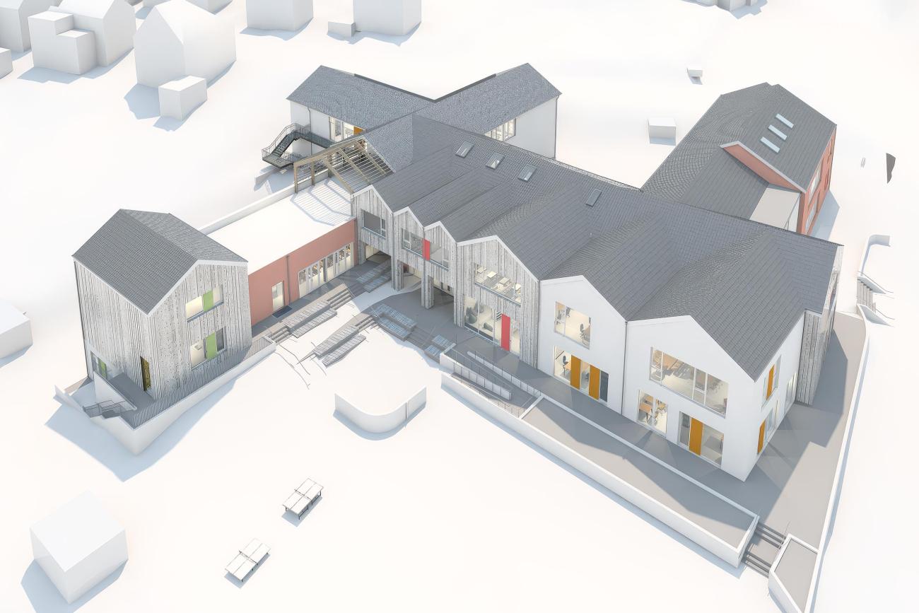 Kubatur Energetische Sanierung Erweiterung Neubau Gräfin-Sayn-Schule in Drolshagen