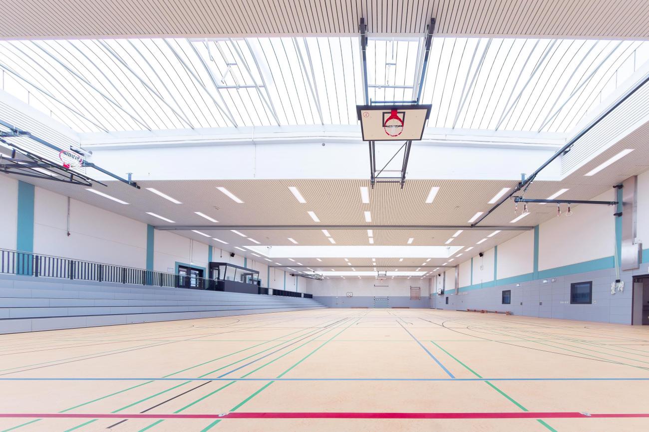 Dreifeldsporthalle Sanierung Rheinbach durch Beyss Architekten