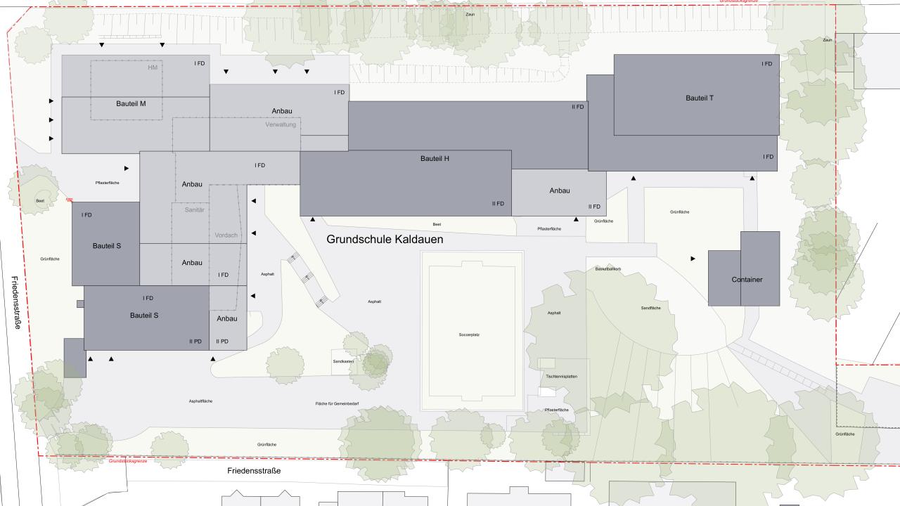Beyss Architekten Lageplan GS Siegburg-Kaldauen